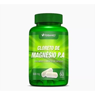 Cloreto de Magnésio PA 60 cápsulas 500mg em Oferta na Shopee