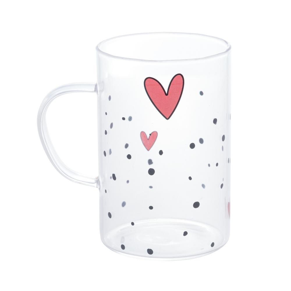 2 Canecas Wolff de Vidro Borossilicato Heart - Home & Living