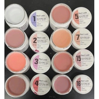 Gel sculping light 15ml transparente, 2 pink nude, 4 nude em Oferta na Shopee