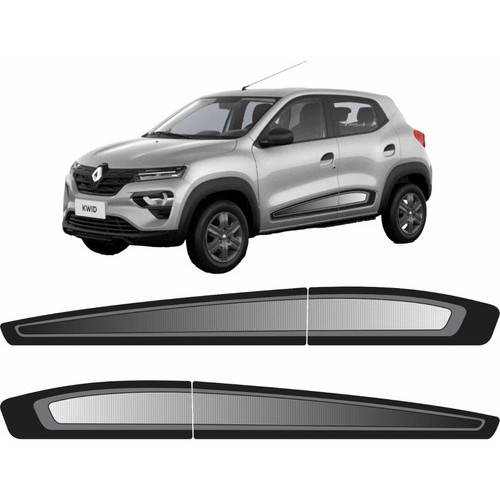 Adesivo Renault Kwid Faixa Lateral Intense 2017/2020 Branco em Oferta na Shopee