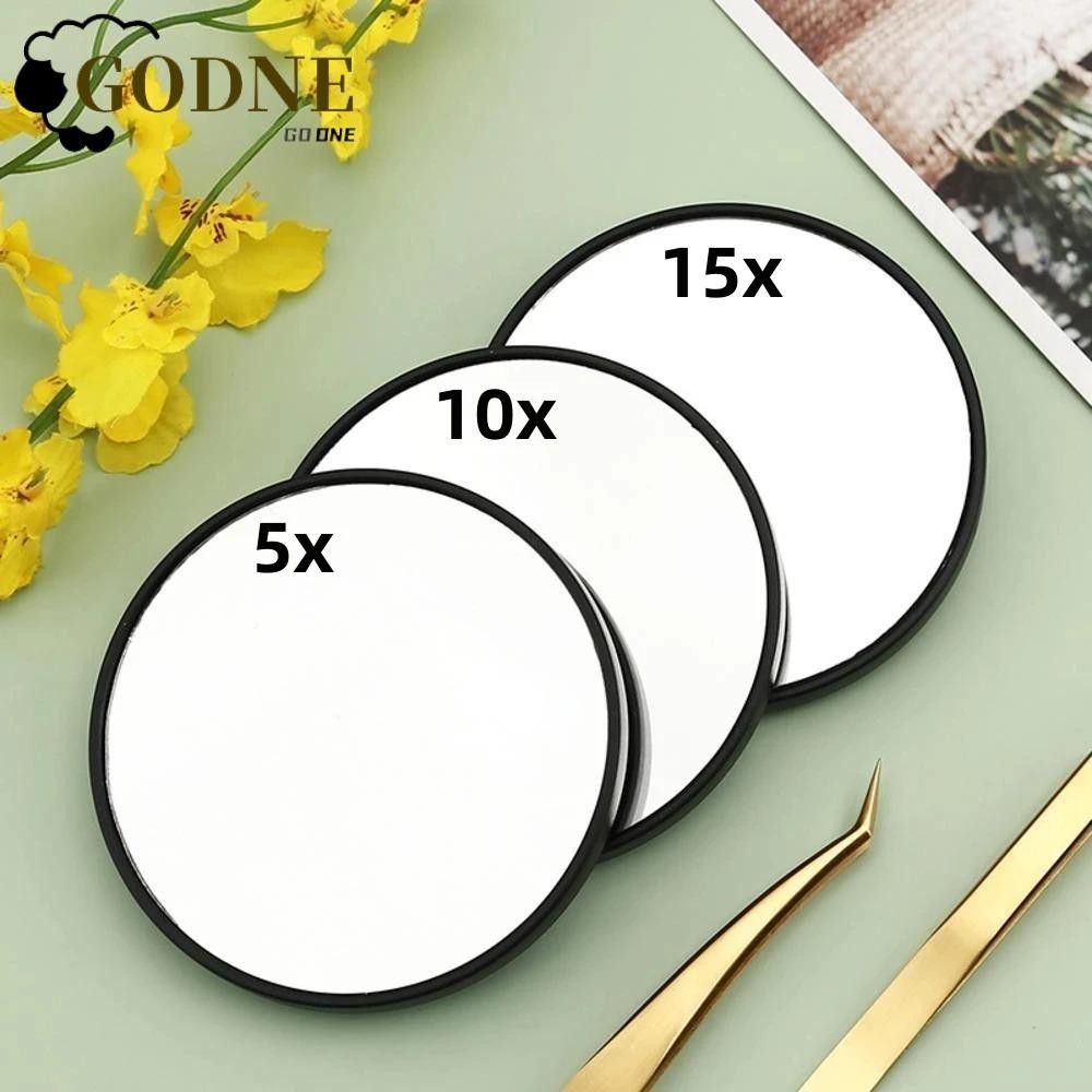 Espelho De Ampliação GODNESSFO , Com Ventosa Redondo De Maquiagem , Banheiro 5x/10x/15x Blackhead