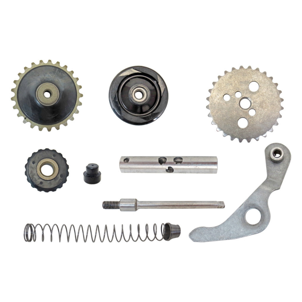 Kit Tensor Guia Engrenagem de Comando Biz 100 Pop 100 Deam 100 Web 100 Shineray Jet Phoenix 50 9 Peças