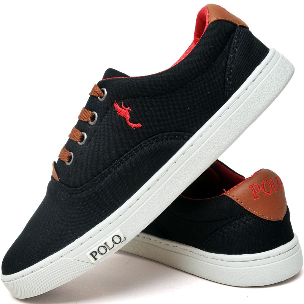 Tênis Sapatênis Infantil Juvenil Casual Escolar Cano Baixo Leve em Lona do 27 ao 36