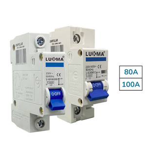 Disjuntor Monopolar de 80A a 100A Unipolar Monofásico Din Curva C