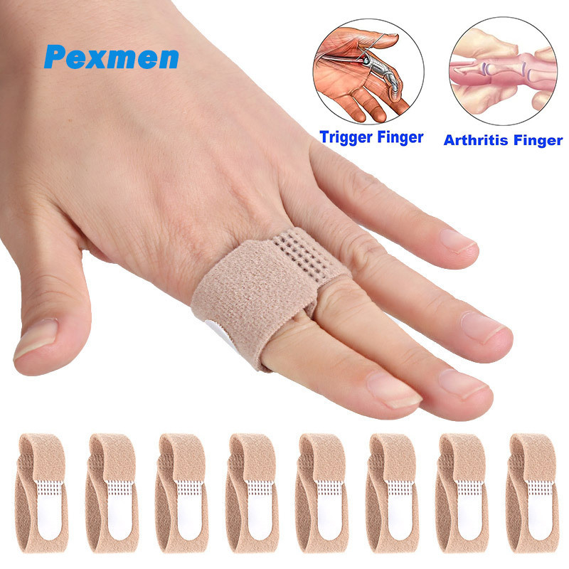 Pexmen 1/2/5/10Pcs Finger Buddy Wraps Broken Jammed Dedo Inchado Ou Martelo De União Deslocado Alisador Do Pé