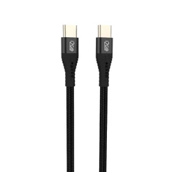 Cabo Carregador USB-C para USB-C i2GO 2m 5A 100W Carregamento Super Rápido Compatível com Notebooks Reforçado Preto