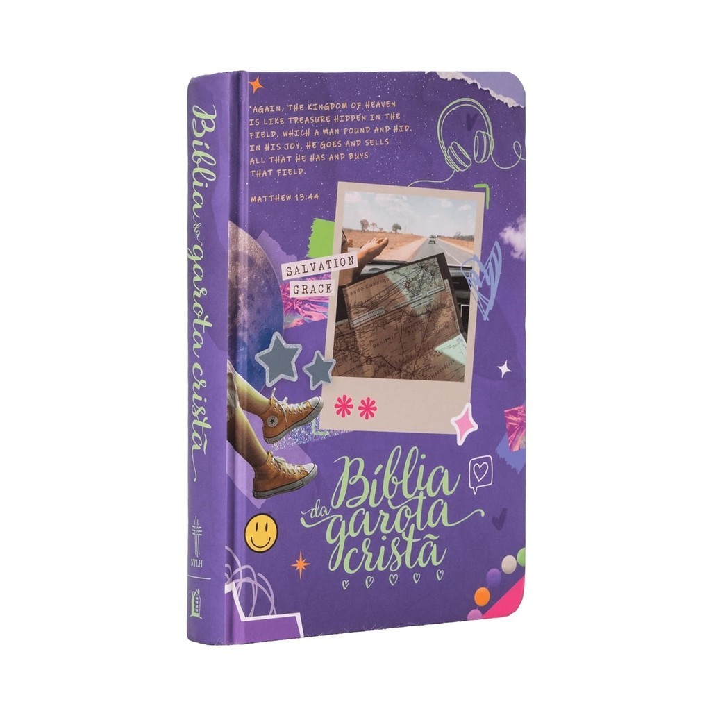 Bíblia da Garota Cristã | NTLH | Letra Normal | Leitura Perfeita | Capa Dura | Roxa em Oferta na Shopee