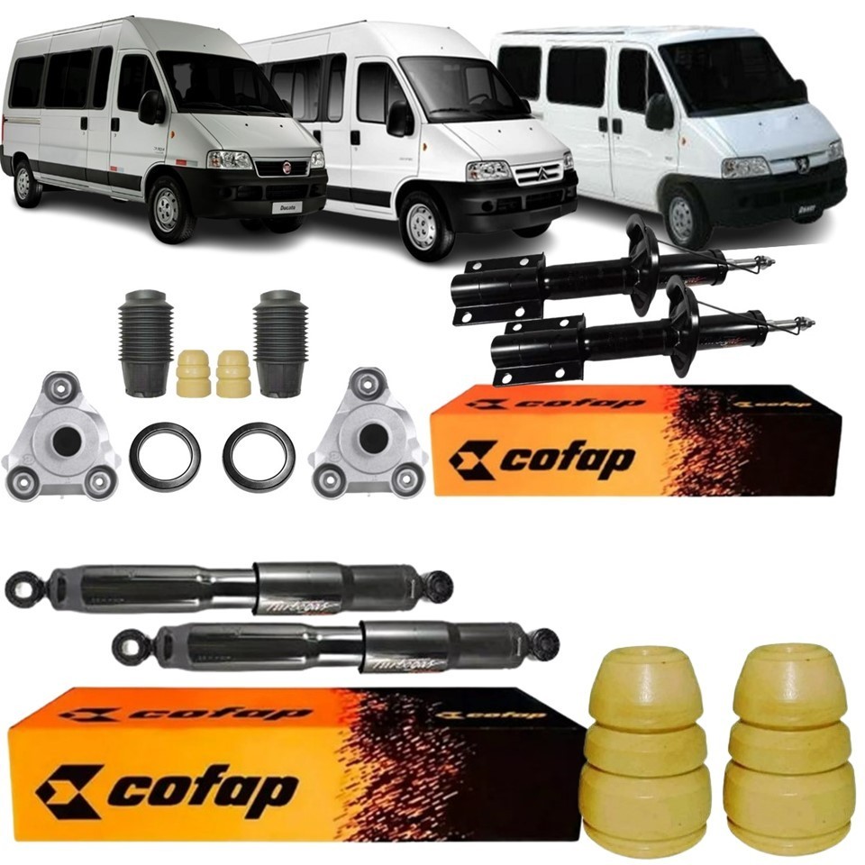 Amortecedor Dianteiro Traseiro Kit Completo Ducato Boxer Jum em Oferta na Shopee