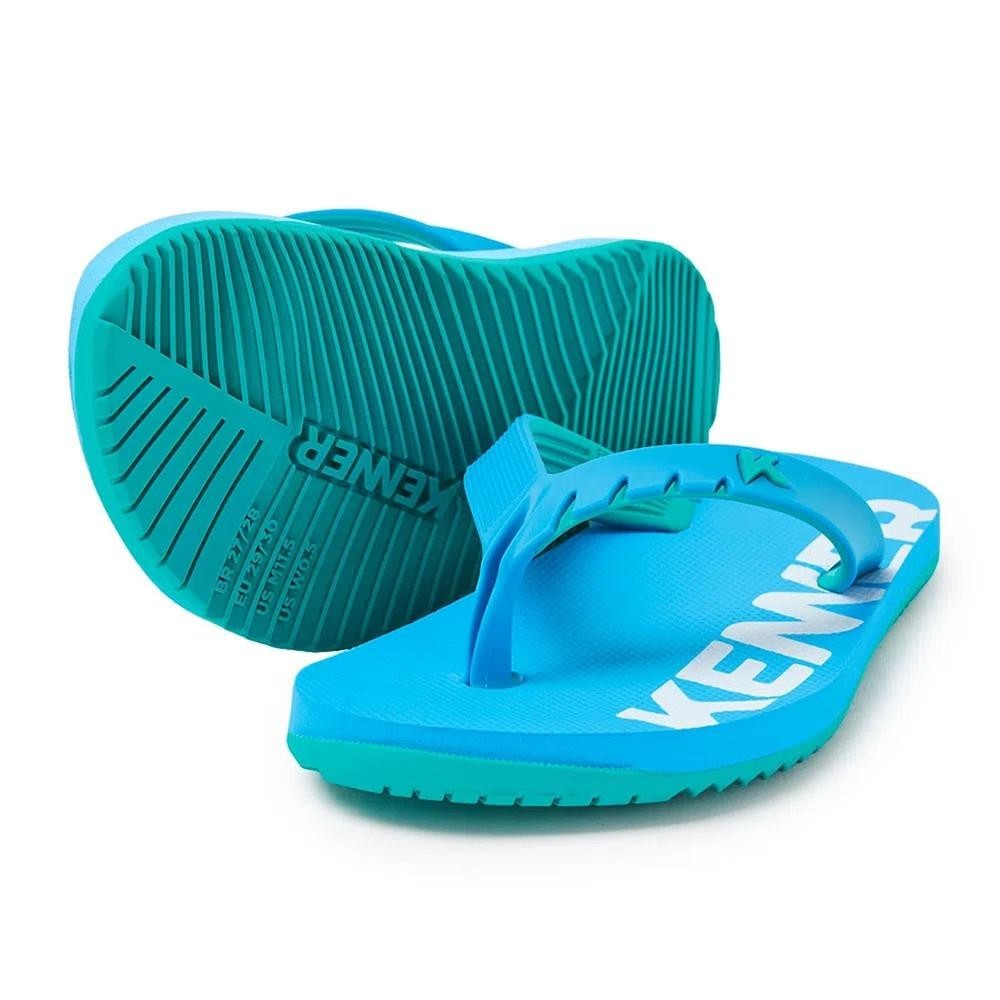 Chinelo Infantil Kenner Red Kids - Azul e Verde em Oferta na Shopee