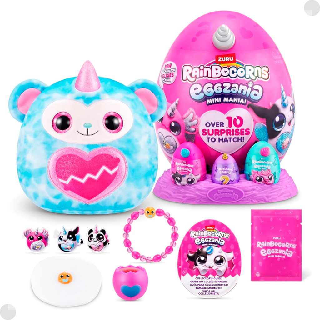Pelúcia Rainbow Ovo Surpresa Unicórnio Branco F01499 - Fun em Oferta na Shopee