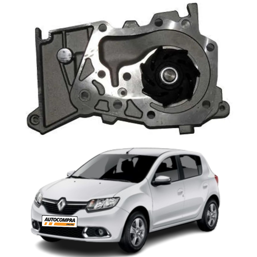 Bomba D'água Renault Sandero 1.6 8V 2011 2012 2013 2014 2015 2016 2017 em Oferta na Shopee