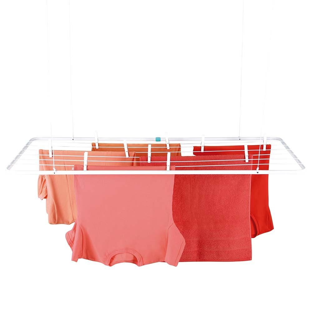 Varal de Teto Em Aço Suspenso 120x56 Mor em Oferta na Shopee