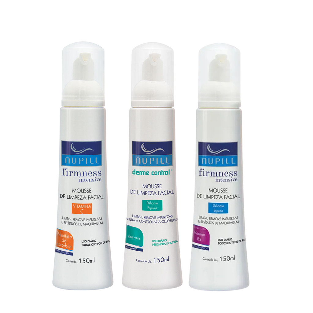 Mousse De Limpeza Facial Nupill 150ml