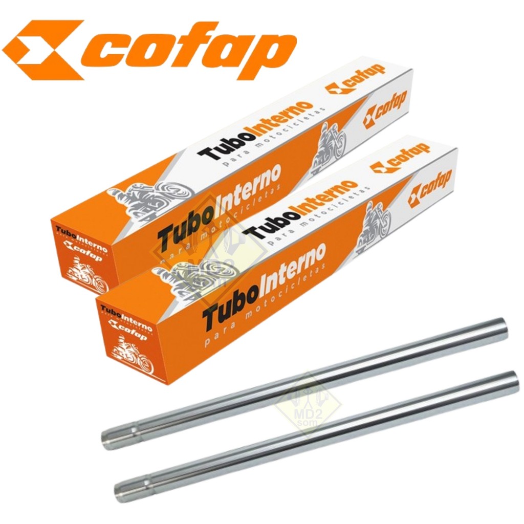 Imagem PAR DE TUBO INTERNO BENGALA COFAP ORIGINAL HONDA CG 150 CG 160 TITAN FAN CARGO