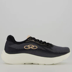 Tênis Olympikus Vertice Feminino Preto e Branco