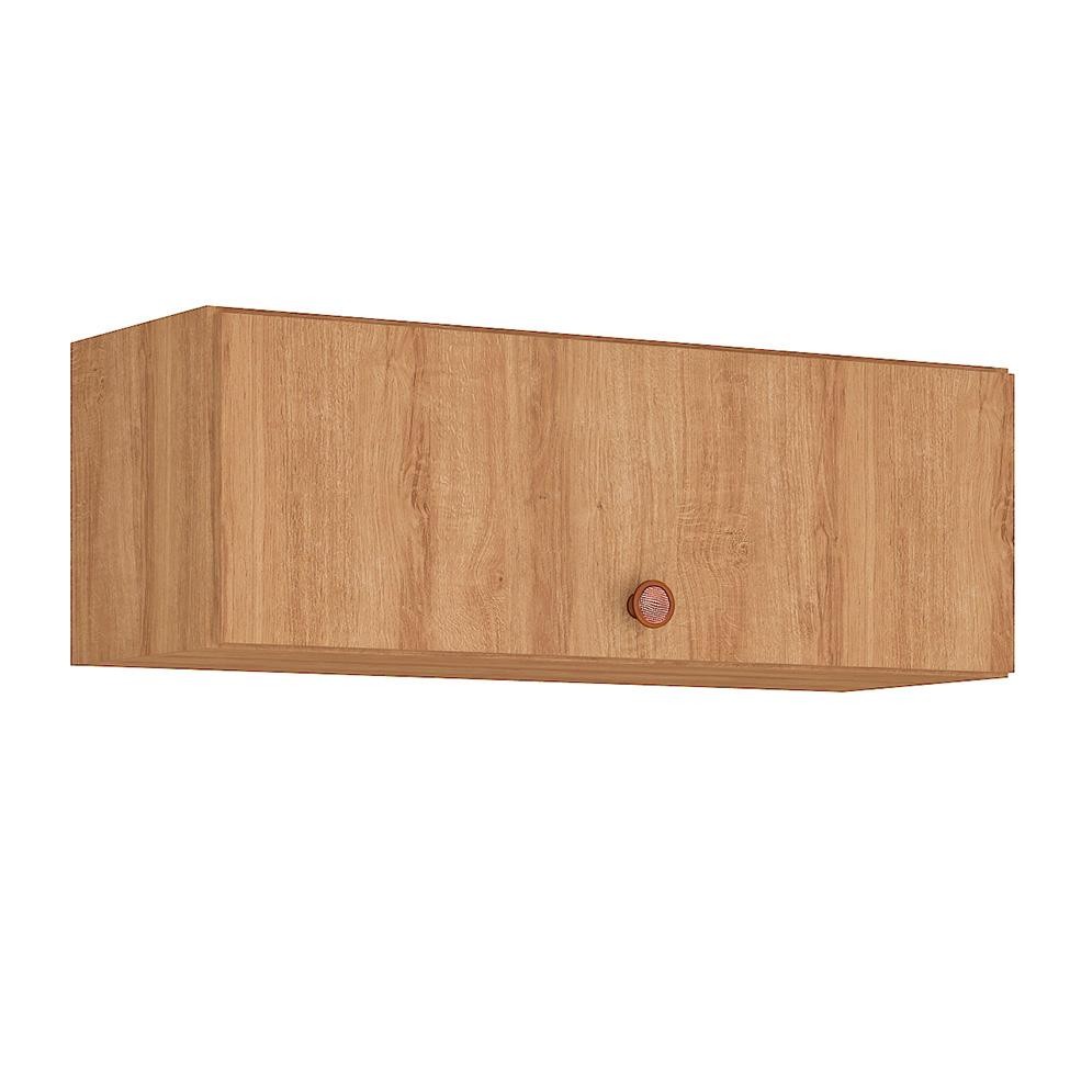 Armário Aéreo Marti 1 PT Mel e Fendi 80 cm em Oferta na Shopee