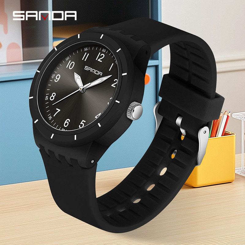 SANDA Novo Relógio Luminoso Para Estudantes Adolescentes É Um Masculino De Quartzo Moderno E Minimalista SD9075-6