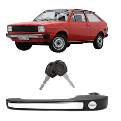 Maçaneta Externa Gol Parati 1980 81 Á 1986 Com Friso Com Chave