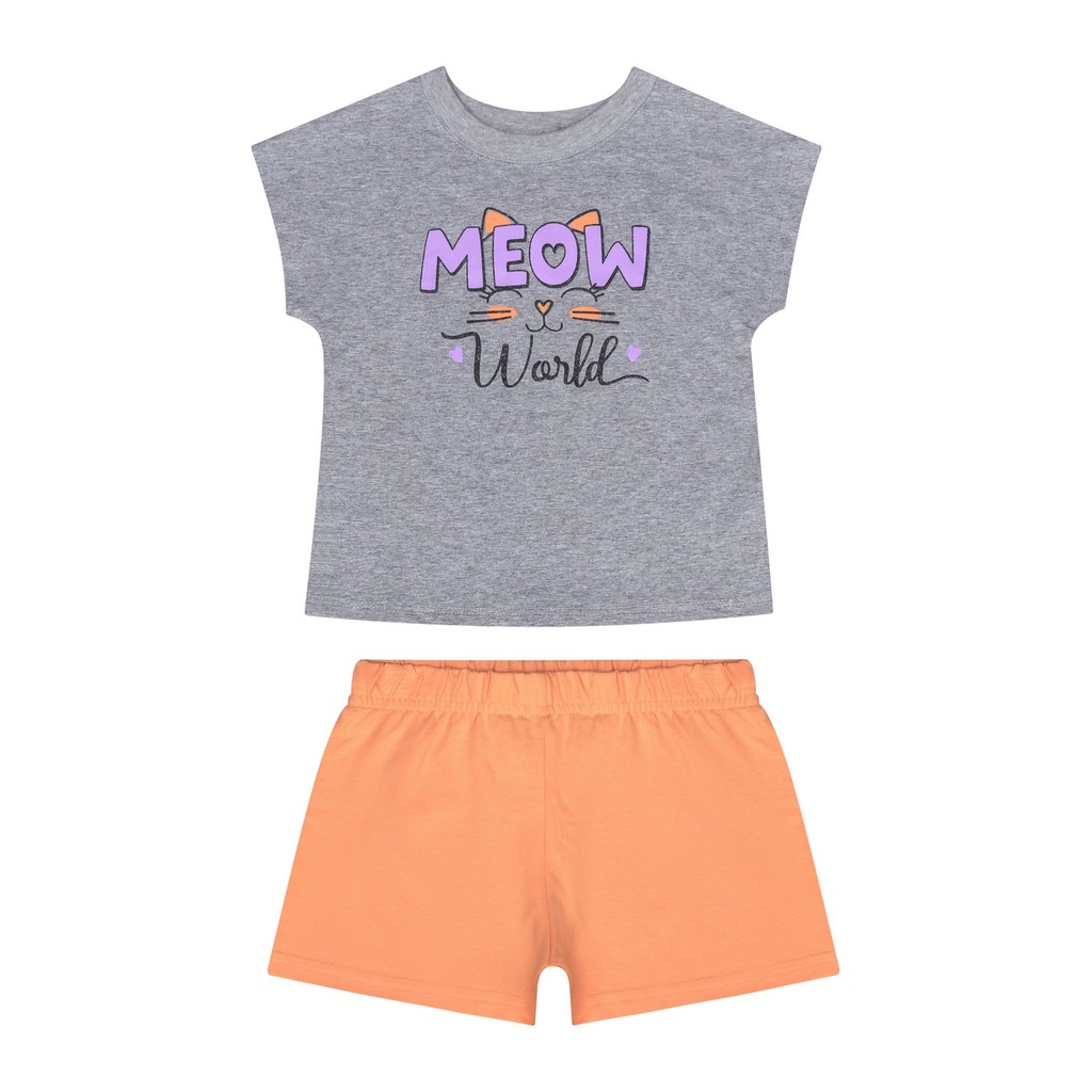 Conjunto com Blusa e Short para Menina Guloseima - Baby & Kids Fashion