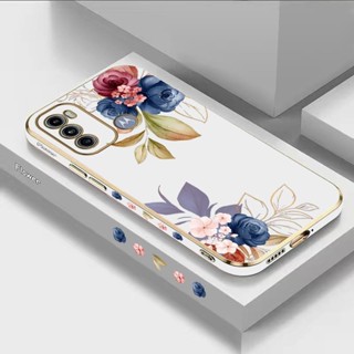 Flores Encantadoras Caixa De Silicone Para Telefone Motorola Moto G60 G60S G30 G20 G50 G53 G52 G62 G72 G40F G73 G10 Capa