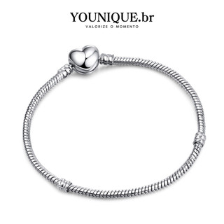 Pulseira Com Fecho De Coração Adequada Para Pulseira Antialérgica Corrente De Osso De Cobra Corrente De Pulseira Básica
