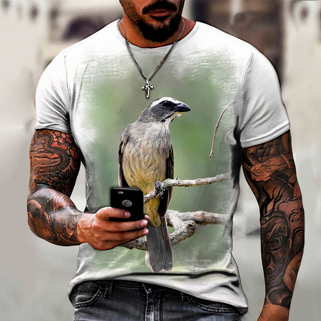 Passarinho Camisas Marca Polo Masculina Camisa De Pássaro