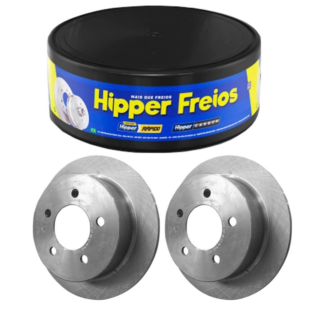 Par Disco Freio Focus 1.6 2.0 2008 09 10 11 Traseiro Sólido