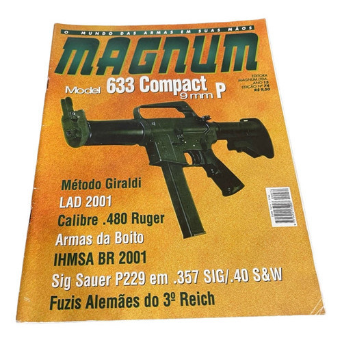 Revista Magnum Antiga Ano 13 Edição N.74cod. A478