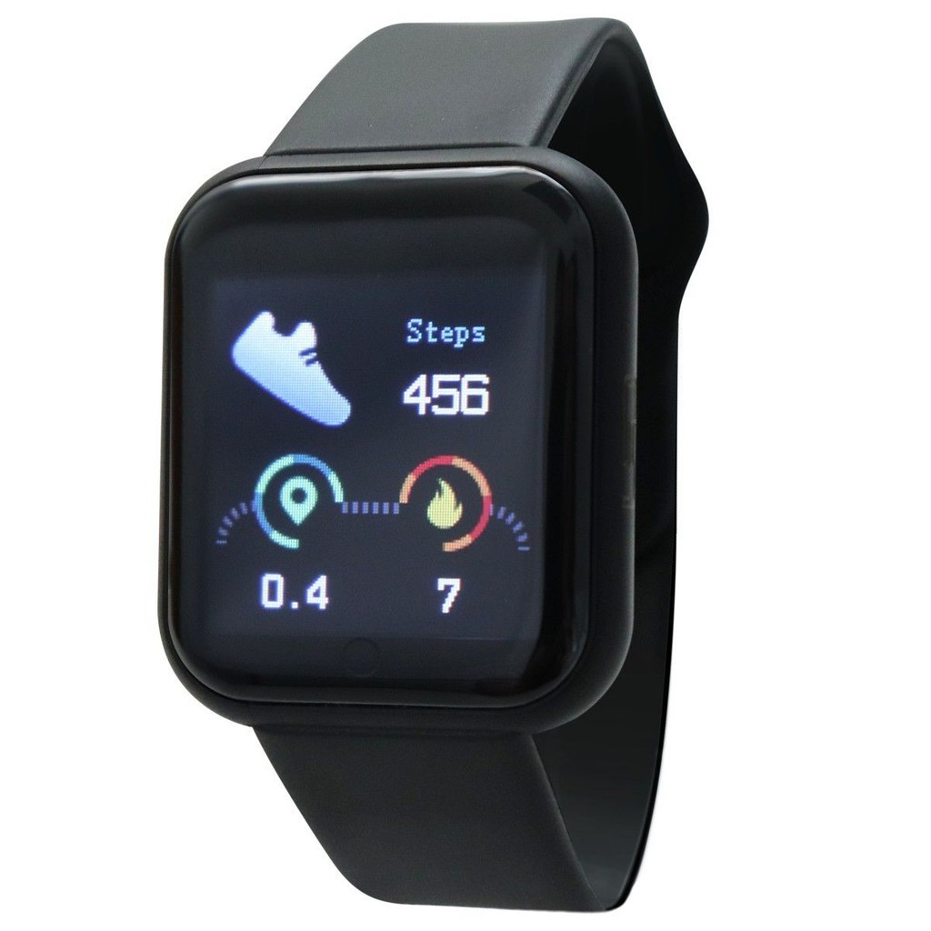 Relogio Inteligente Bluetooth Caixa + Monitor Saude Smartwatch carregamento pela pulseira presente
