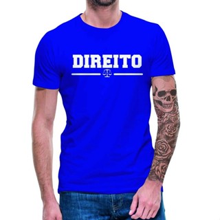 Camiseta Direito Curso 100% Algodão Faculdade Universidade Profissão UNISSEX