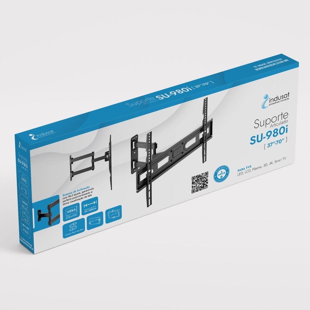 Suporte Articulado Indusat SU-980i Para TVs de 37" a 70" em Oferta na Shopee