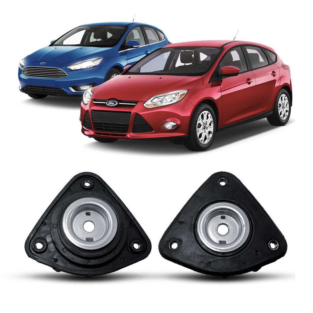 Par Coxim Batente Amortecedor Dianteiro Suspensão Dianteira Ford Focus Titanium Hatch 2014 2015 2016 2017 2018 2019