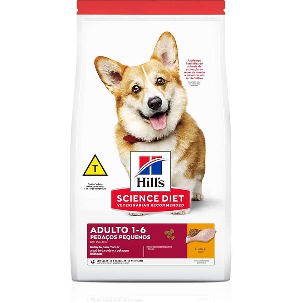 Ração Hills Science Diet Cães Adultos Raças Pequenas 12Kg