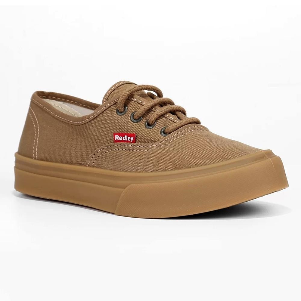 Tênis Redley New Wave Latex IR 10 Cano Baixo - Kaki em Oferta na Shopee