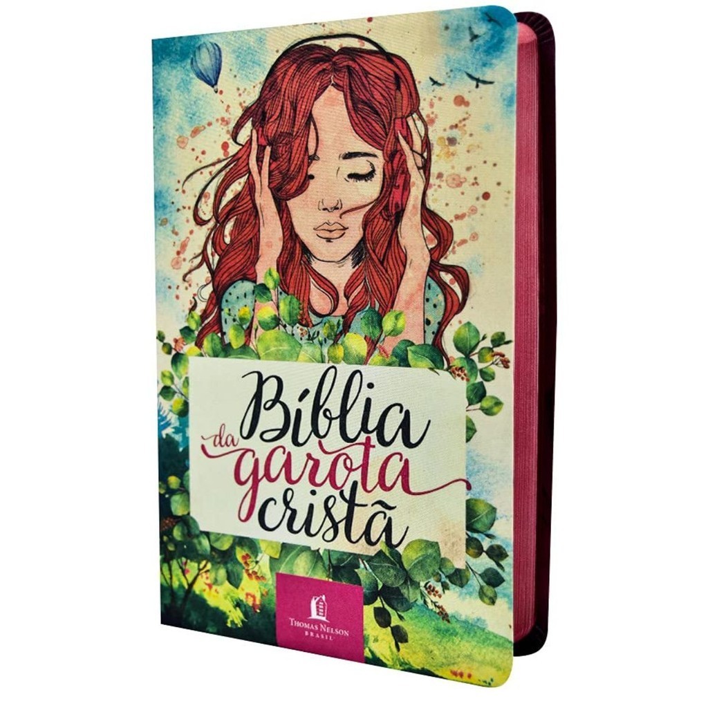 Bíblia Da Garota Cristã | Leitura Perfeita | Ntlh | Com Orações e Devocionais | Capa Tecido Aquarela
