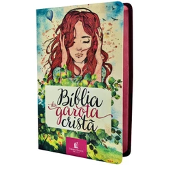 Bíblia Da Garota Cristã | Leitura Perfeita | Ntlh | Com Orações e Devocionais | Capa Tecido Aquarela