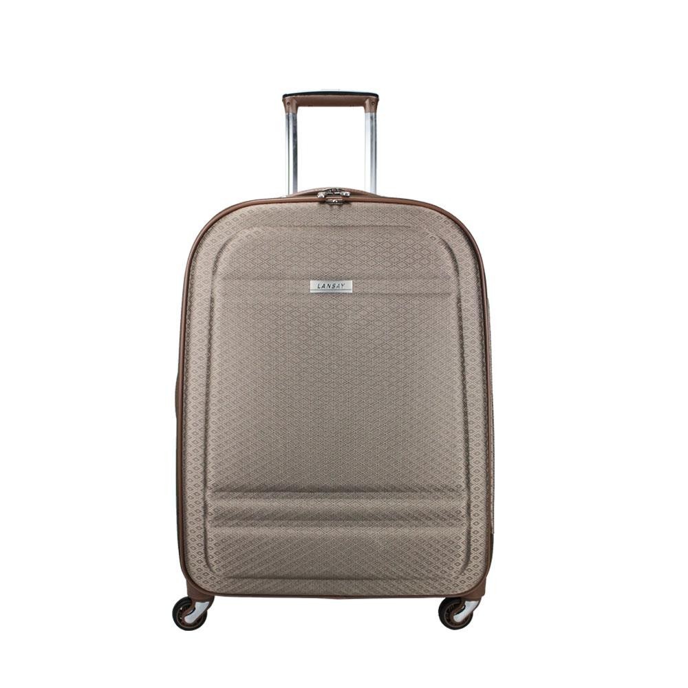 Mala de Viagem Lansay Denver 23kg Bege TSA e Rodas 360º em Oferta na Shopee