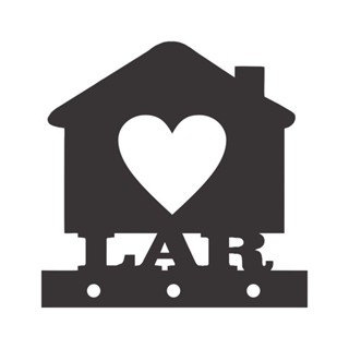 Quadro Decorativo Porta Chaves Lar MDF 3mm Preto Fosco em Oferta na Shopee