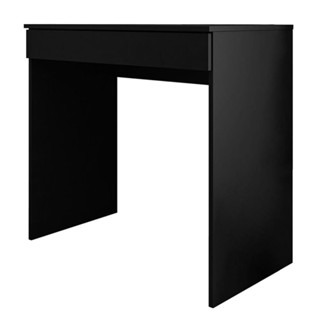 Mesa Para Computador Escrivaninha 1 Gaveta Alexia Preto Fosco - AJL Móveis em Oferta na Shopee