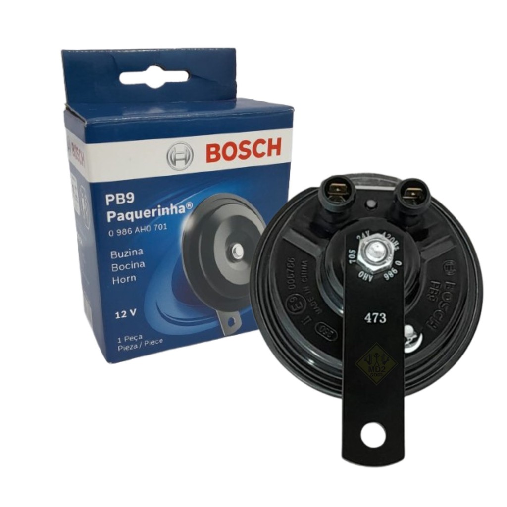 BUZINA UNITÁRIA BOSCH PB9 PAQUERINHA 12V (0986AH0701) em Oferta na Shopee