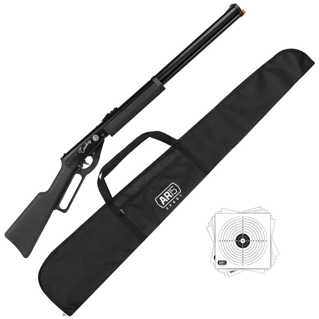 TATICO 01 - CARABINA PRESSÃO COWBOY LEVER ACTION 4,5 MM POLIMERO - ROSSI em Oferta na Shopee