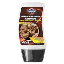 Limpa Hidrata Renova Couros Rodabrill 200g Automotivo Bolsas Jaquetas Estofados Sapatos