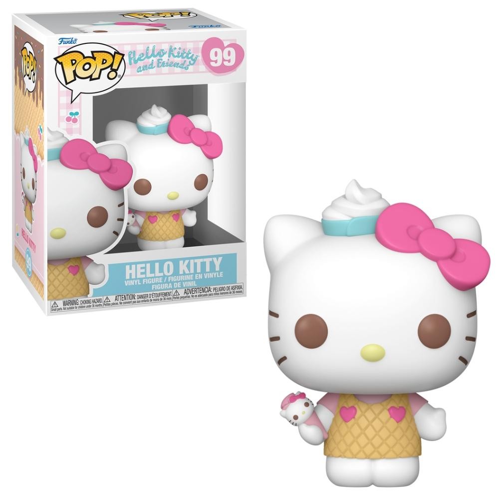 Boneco Funko Pop! Sanrio Sorvetes - Hello Kitty em Oferta na Shopee