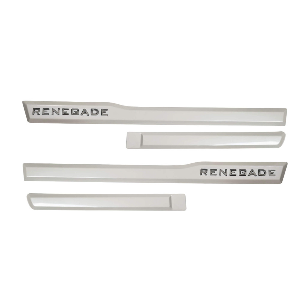 Friso Tipo Original Cromo 4P Renegade 2022 em diante 4 Peças Branco Polar Grid - 4629C-BCO-I