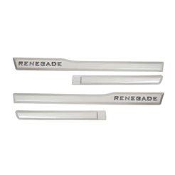 Friso Tipo Original Cromo 4P Renegade 2022 em diante 4 Peças Branco Polar Grid - 4629C-BCO-I