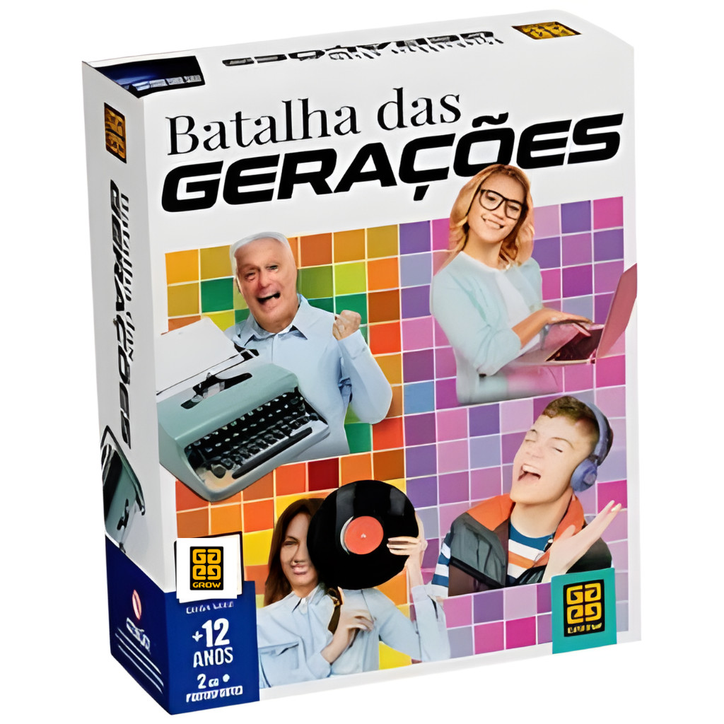 Jogo de Tabuleiro Batalha de Gerações 04550 - Grow em Oferta na Shopee