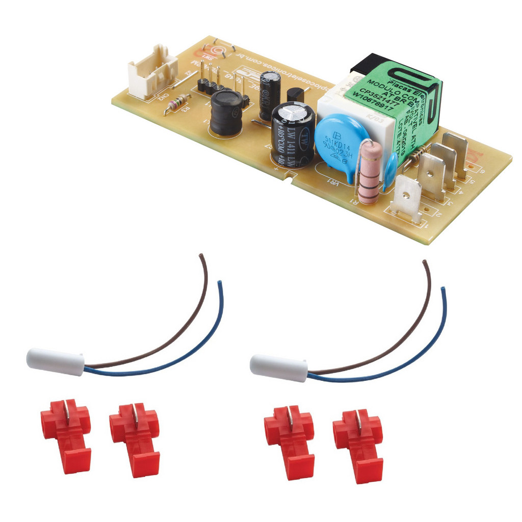 Kit Controle Eletrônico Brastemp Consul Brb39a Crb36a Crb39a Crg36a Bivolt