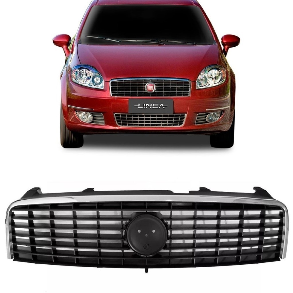 Grade Dianteira Fiat Linea 2008 A 2013 Superior em Oferta na Shopee