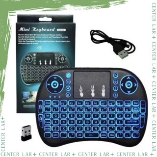 Mini Teclado Sem Fio Com Controle Bluetooth Smart Tv Pc Box
