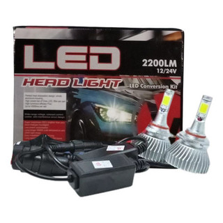 Kit Lâmpada Led 6000k 4400 Lumens Super Branca Xenon Hb4